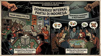 Gambar ilustrasi demokrasi internal parpol di Indonesia
