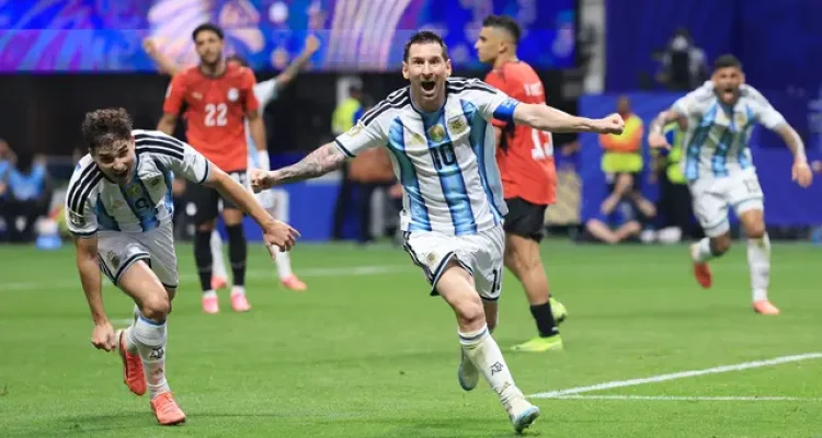Hasil Argentina vs Mesir