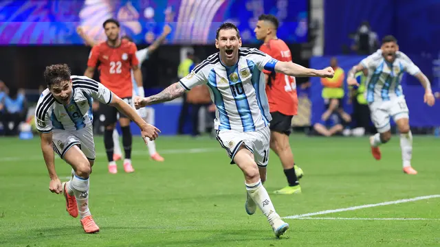 Hasil Argentina vs Mesir